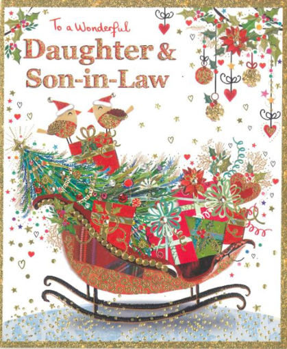 Picture of WONDERFUL DAUGHTER & SON IN LAW CARD